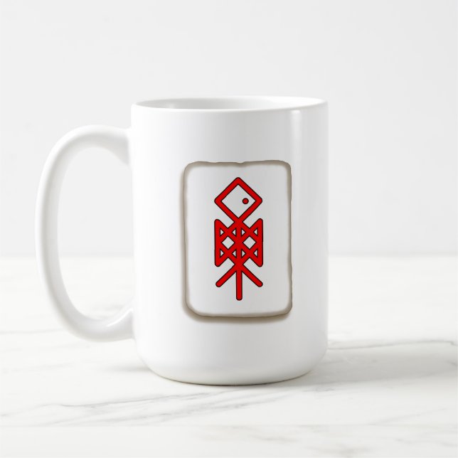 Auge von Odin Viking Bindrune 15 oz. Tasse (Links)