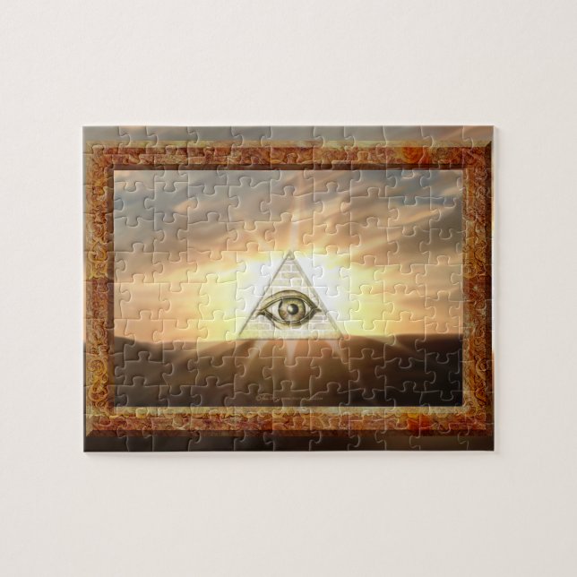 Auge von Providence-Sonnendurchbruch Puzzle (Horizontal)