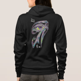 AUGE VON RAgraffiti-11:11 HORUS OM ANKH OM REIKI Hoodie