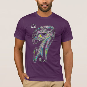 AUGE VON RAgraffiti-11:11 HORUS OM ANKH OM REIKI T-Shirt