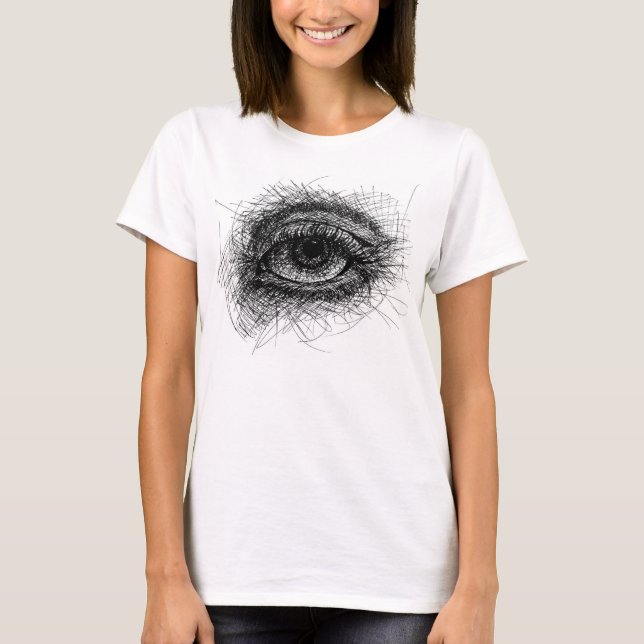 Auge Zeichnend Shirt (Vorderseite)