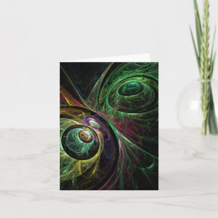 Auge, zum der abstrakten Kunst-Anmerkungs-Karte zu Karte