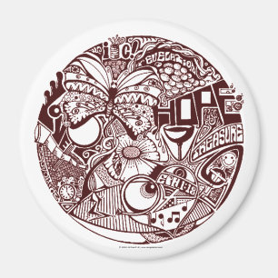 "Augen 2 Herz" - Magnet