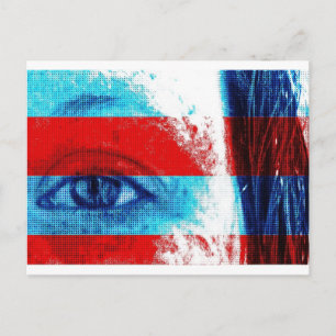 Augen Amerikas Postkarte