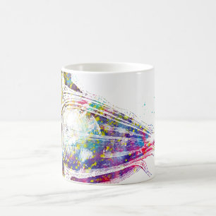 Augen Anatomie Kaffeetasse