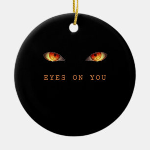 Augen auf Dich Keramik Ornament