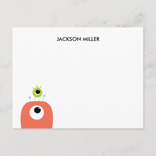 Augen auf dich | Personalisiertes A2-Schreibpapier Mitteilungskarte (Vorderseite)