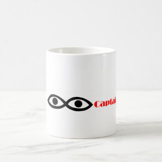 Augen-Auge KAPITÄN Kaffeetasse