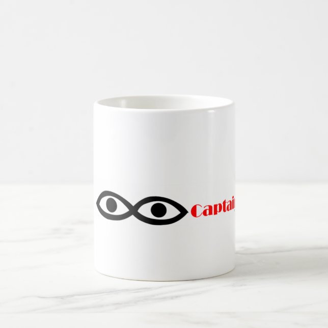Augen-Auge KAPITÄN Kaffeetasse (Mittel)