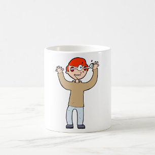 Augen ausbrechen kaffeetasse