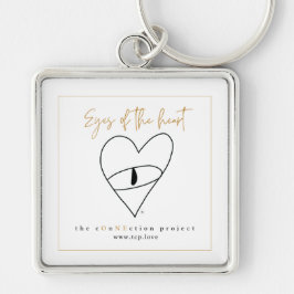 Augen der Herzkette Schlüsselanhänger