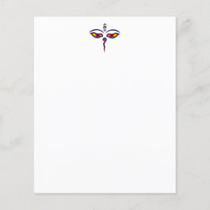 Augen der Weisheit Buddha - Augen des Bodhnath-Tem