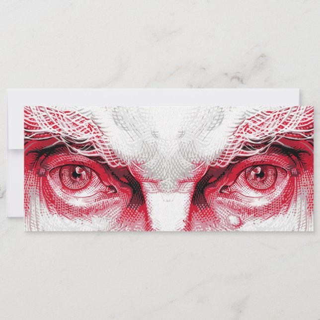 Augen des alten Bösen - Rote Warnung (Vorderseite)