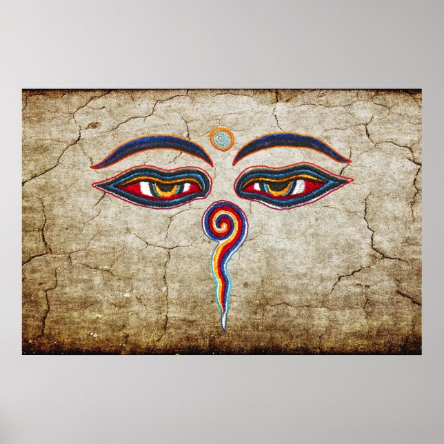 Augen des Buddha / Augen der Weisheit Poster (Vorne)