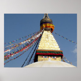 Augen des Buddha Poster