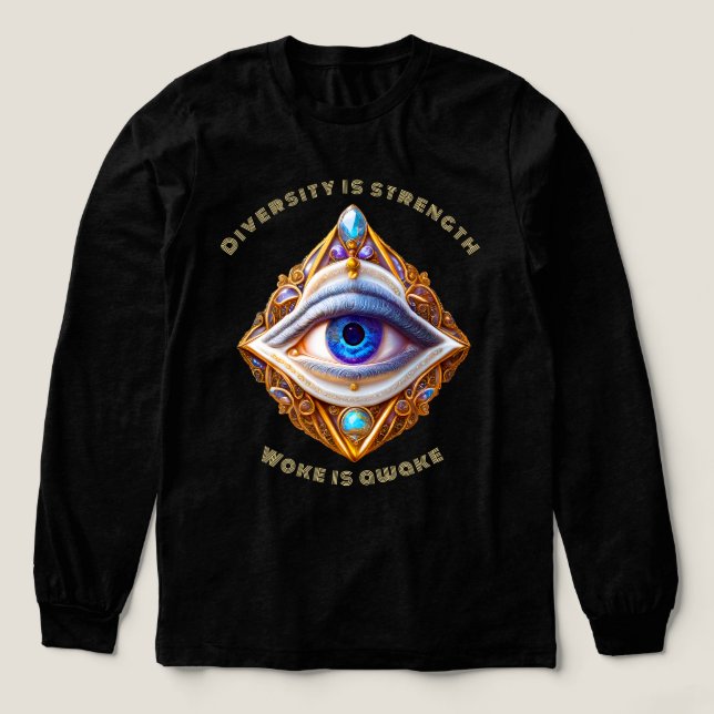 Augen des Universums 12 Tri-Blend Shirt (Design Vorderseite)