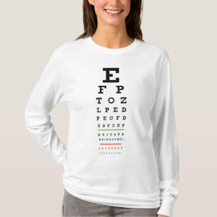 Augen-Diagramm - an, mir T - Shirt in der