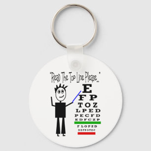 Augen-Diagramm-Augenarzt-Entwurfs-Geschenke Schlüsselanhänger