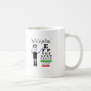 Augen-Diagramm-Augenarzt-Entwurfs-Geschenke Tasse