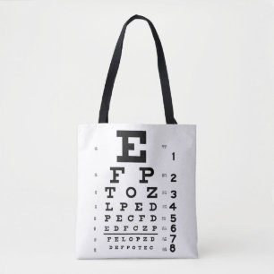 Augen-Diagramm-Optometriker-Taschen-Tasche