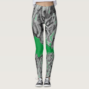Augen, die Leggings zum Sport oder zum lässigen V