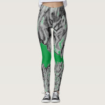 Augen, die Leggings zum Sport oder zum lässigen Ve