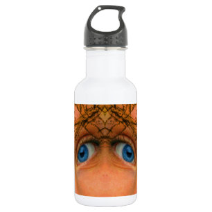 Augen einer Alien Trinkflasche