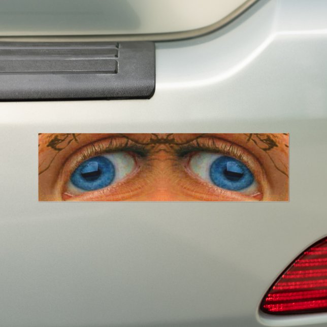 Augen eines Alien-Autoaufklebers Autoaufkleber (Auf Auto)