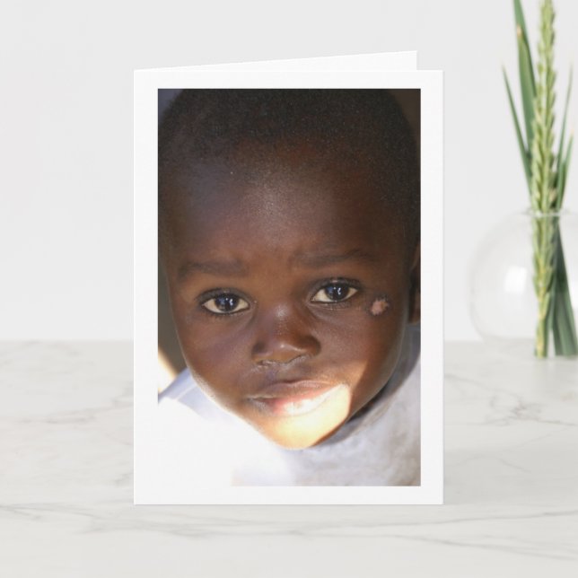 Augen eines Kindes Karte (Vorderseite)