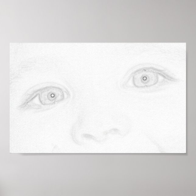 Augen eines Kindes Poster (Vorne)