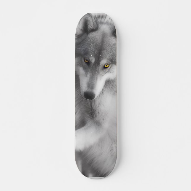 Augen eines Wolfs Skateboard (Vorne)