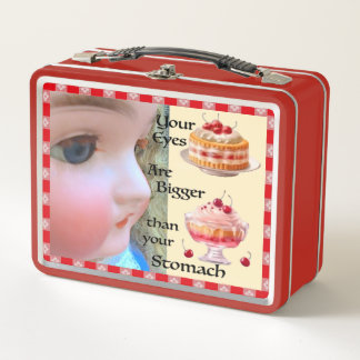 Augen größer als die Magen Lunchbox