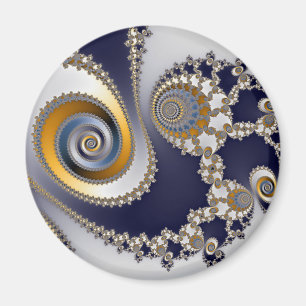 Augen im Himmel - Fraktal Magnet