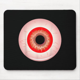 Augen-Lazy Halloween-Kostüm Soky Y Lustig  Mousepad