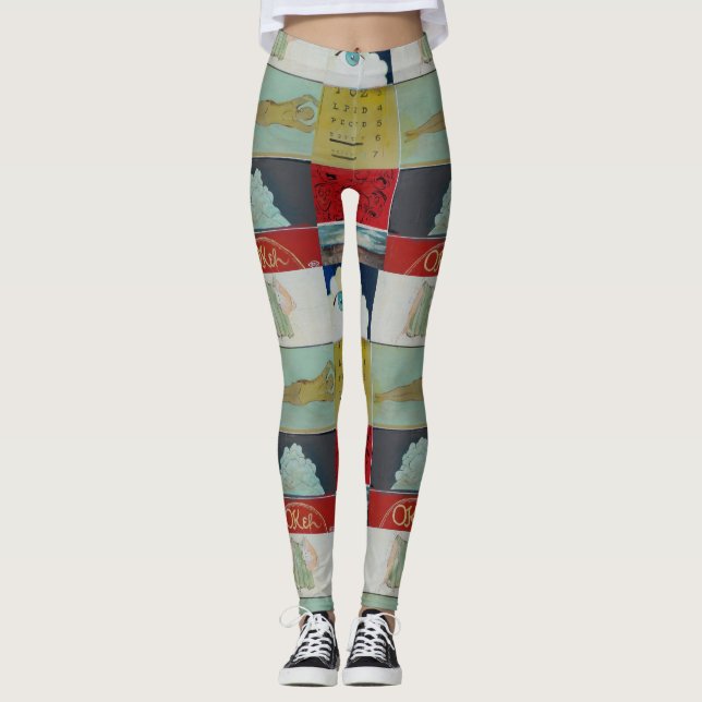 Augen-Leggings Leggings (Vorderseite)