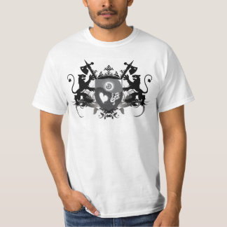 Augen-Liebe-Musik-Familienwappen T-Shirt