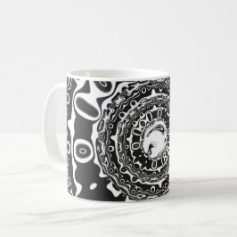 Augen mit hypnotischem Schüler (oder was auch imme Kaffeetasse