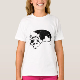 Augen nach oben, Herz beständig T-Shirt