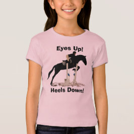 Augen oben! Heels unten! Pferdepullover T-Shirt