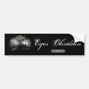 Augen-Obsidian Autoaufkleber