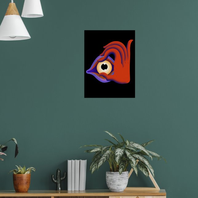 Augen offen poster (Wohnzimmer 1)