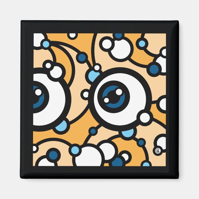 Augen Ohne ein Gesicht Magnet (Vorne)