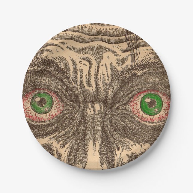 Augen Pappteller (Vorderseite)