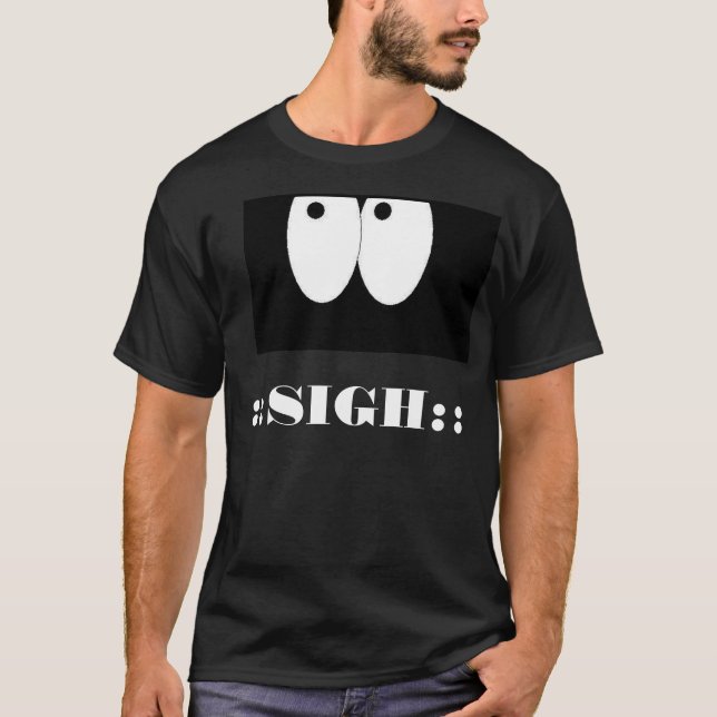 Augen-Rollenseufzer T-Shirt (Vorderseite)