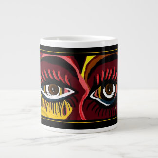 AUGEN-SCHREI-TUNNEL-BOHRWAGENTasse Jumbo-Tasse