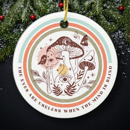 Augen sind nutzlos, wenn der Geist Blind ist Boho Keramik Ornament