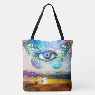 Augen-Sinnesganz vorbei - Druck-Tasche