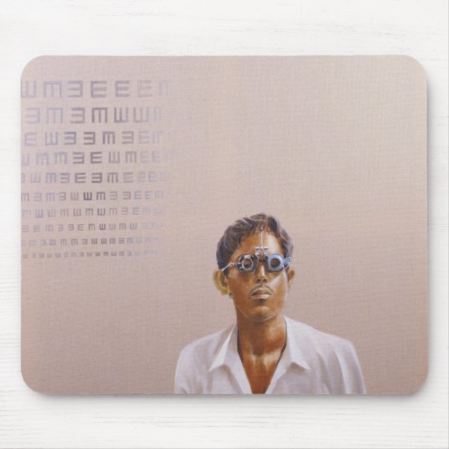 Augen-Test 3 Medinipur Indien Mousepad (Vorne)