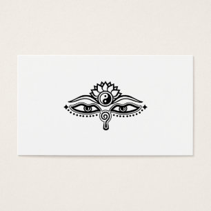Augen von Buddha, Yin Yang, Weisheit und Erleuchtu