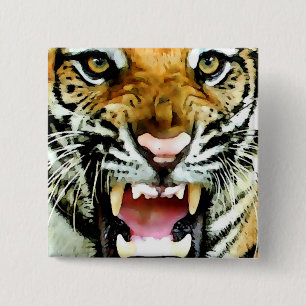 Augen von Tiger Button